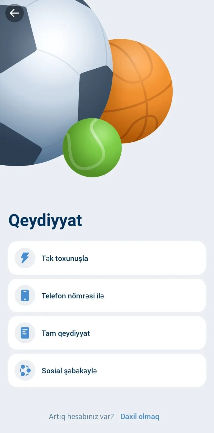 1Xbet 1 kliklə qeydiyyat